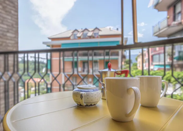 Lägenhet L'acciughina Il Tuo Rifugio Con Piscina Camogli
